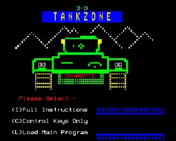 3D Tank Zone (1984)(Dynabyte)[TANK] screen shot title
